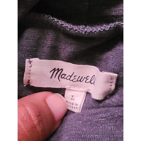 Madewell Ribbed Turtleneck Long-Sleeve Tee Women’s Large Bundle of 3 - Picture 5 of 6